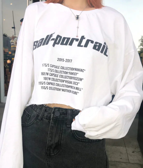 Chic Peek Cropped Hoodie