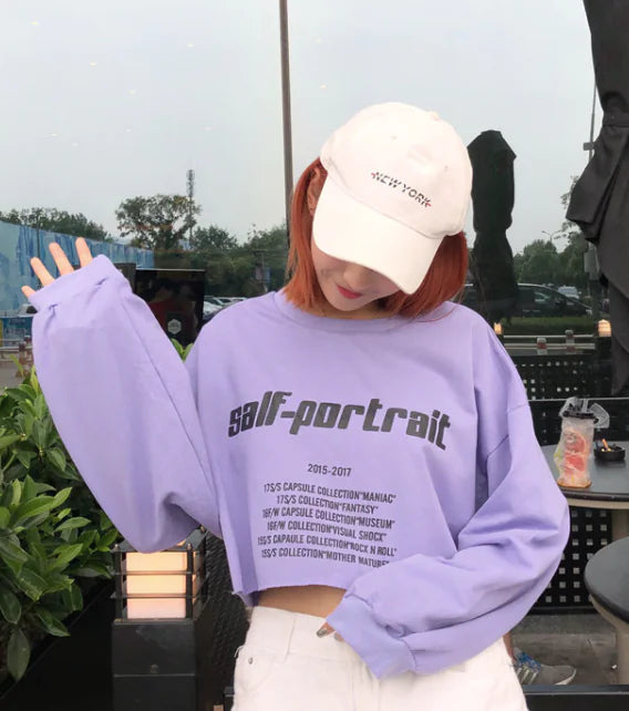 Chic Peek Cropped Hoodie