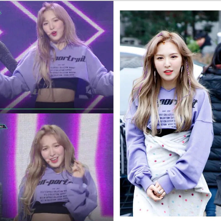 Chic Peek Cropped Hoodie