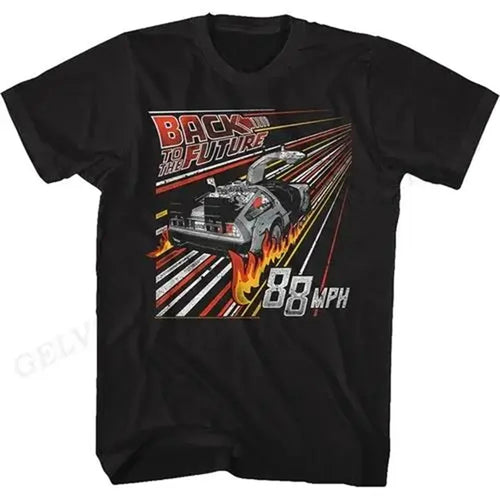 Back To The Future T Shirt Graphic Print Men Women Fashion Hip Hop