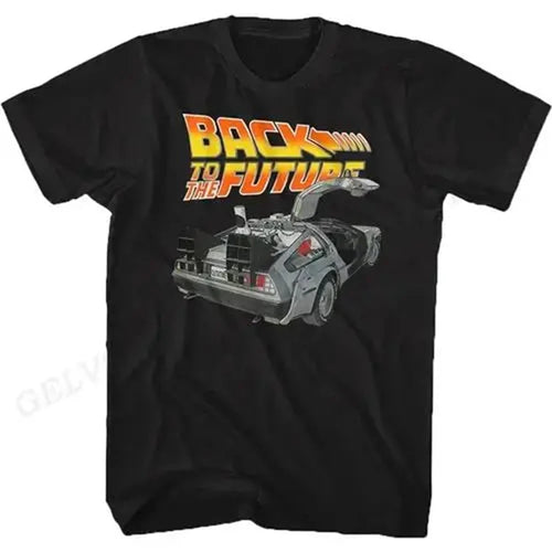 Back To The Future T Shirt Graphic Print Men Women Fashion Hip Hop